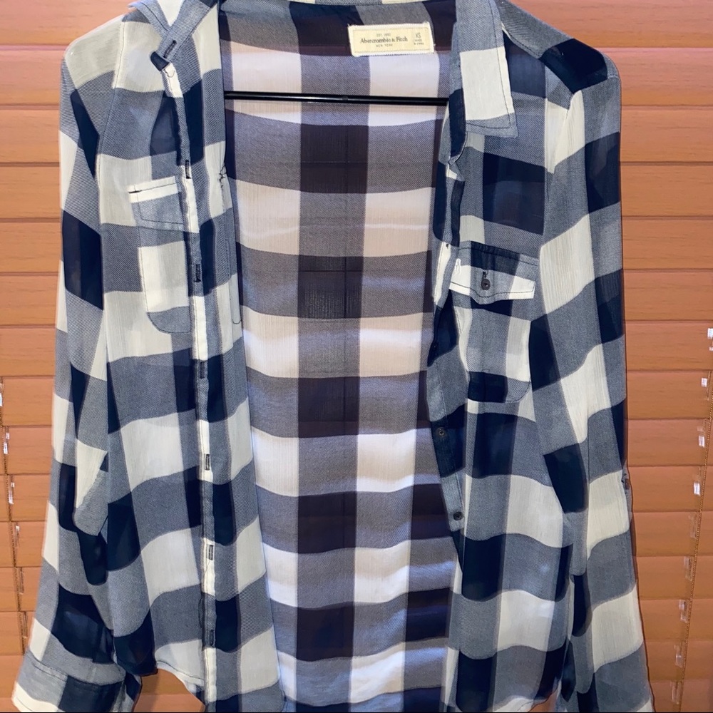 See through light material flannel
